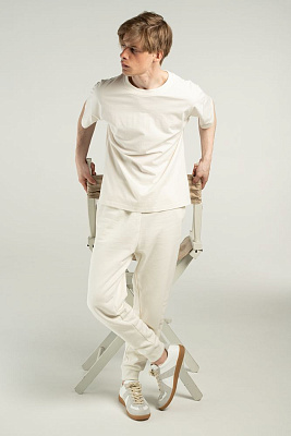 Футболка унисекс оверсайз T3, черная (Белый)