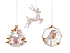 Набор елочных игрушек: Снегирь, Олень, Ель - Фото 1