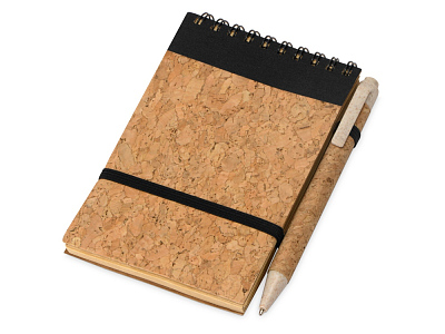 Блокнот Forli S с обложкой из пробки