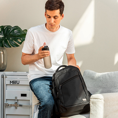 Бутылка для воды Forza, черная