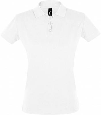 Рубашка поло женская Perfect Women 180 белая (Белый)
