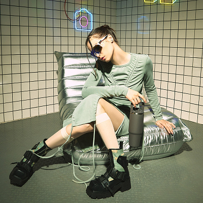 Термокружка вакуумная Монтана (Montana), серая