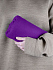 Флисовый плед Warm&Peace, фиолетовый - Фото 5