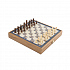 Набор игр (шахматы, нарды, лудо, змейка), коричневый - Фото 1