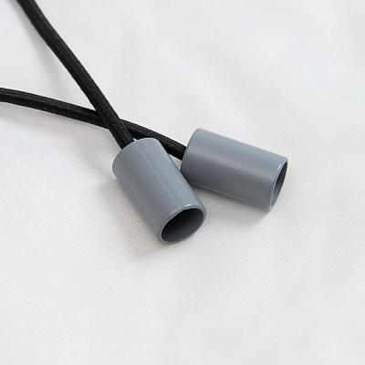 Пара наконечников для шнурка Tizzle, серый