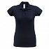 Рубашка поло женская Heavymill темно-синяя - Фото 1