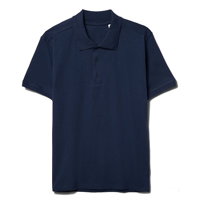Рубашка поло мужская Virma Stretch, темно-синяя (navy) (Темно-синий)