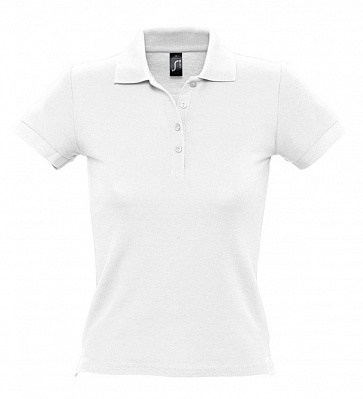 Рубашка поло женская People 210, белая (Белый)