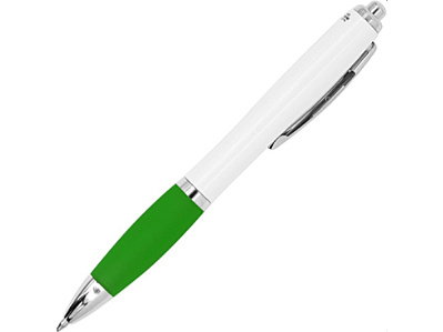 Ручка пластиковая шариковая с антибактериальным покрытием CARREL (Зеленый)