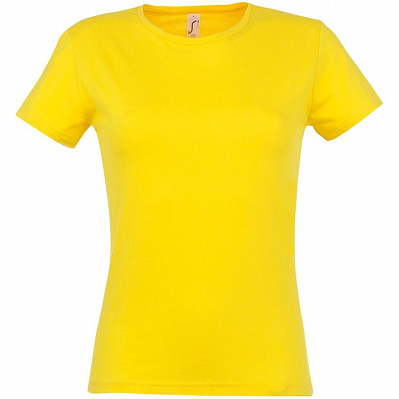 Футболка женская Miss 150, желтая (Желтый)