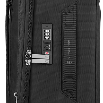 Чемодан VICTORINOX Crosslight, чёрный, RPET полиэстер, 50x32x76 см, 106 л