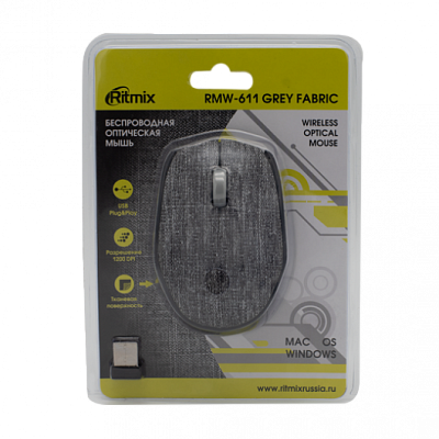 Мышь беспроводная RITMIX RMW-611, синий
