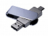 USB 2.0-флешка на 16 Гб 3-в-1 с разъемами Micro USB и USB-C - Фото 1