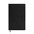 Бизнес-блокнот ALFI, A5, черный, мягкая обложка, в линейку - Фото 2