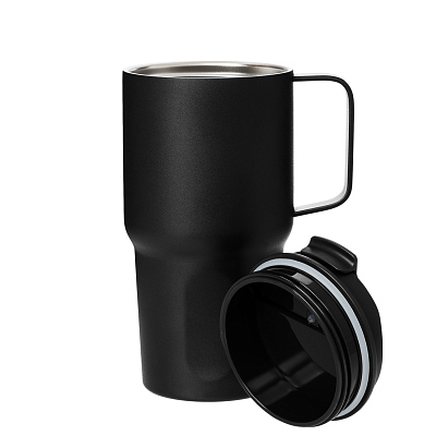 Термокружка вакуумная Aventura, черная