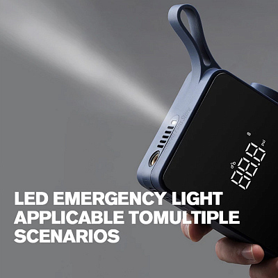 Портативный компрессор HOTO Portable Electric Tire Inflator