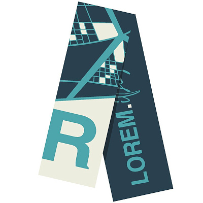 Шарф на заказ Tricksy Classic Fint L