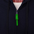 Пуллеры на молнию BILLY, ярко-зеленый, комплект, 10 шт., силикон - Фото 1