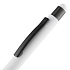 Ручка шариковая Digit Soft Touch со стилусом, белая - Фото 5