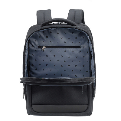 Рюкзак TORBER VOYAGE с отделением для ноутбука 17'', черный, полиэстер 900D, 31х17х44 см, 18 л