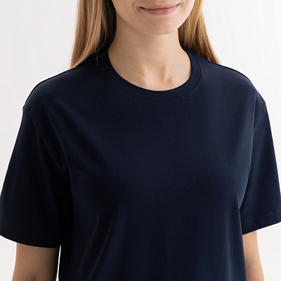 Футболка унисекс KRIS, 150 гр., темно-синяя, размер XL