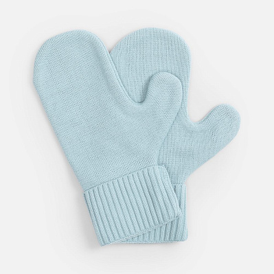 Варежки Yong, ярко-голубые (Голубой)