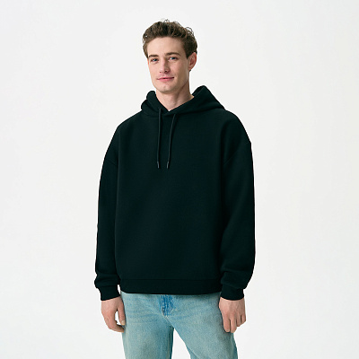 Худи релакс унисекс Баланс (Balance), с начесом, черный, размер 3XL/4XL (Чёрный)