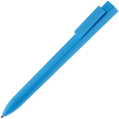 Ручка шариковая Swiper SQ Soft Touch, голубая (Голубой)