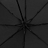 Зонт складной Edgeline, черный с синим - Фото 3
