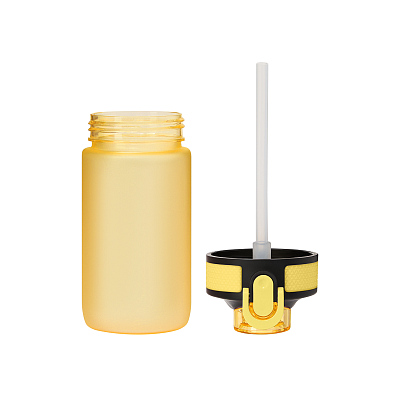 Бутылка для воды Флип мини, желтая