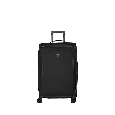 Чемодан VICTORINOX Crosslight, чёрный, RPET полиэстер, 45x30x68 см, 74 л (Черный)