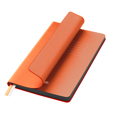 Ежедневник Мун Ривер (Moon River) недатированный, оранжевый (Оранжевый, бежевый, серый)