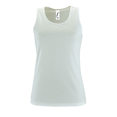Майка женская Sporty TT Women, белая (Белый)