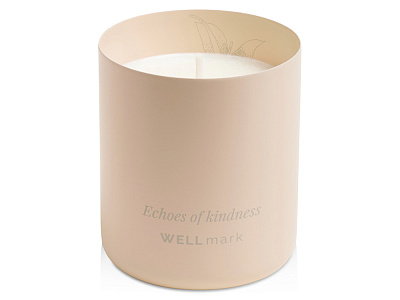 Ароматическая свеча Echoes of Kindness (Бежевый экрю)