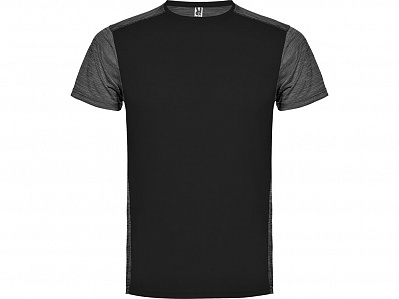 Спортивная футболка Zolder мужская (Черный/черный меланж)