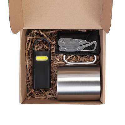 Набор "На крючке"  (Серый с черным)