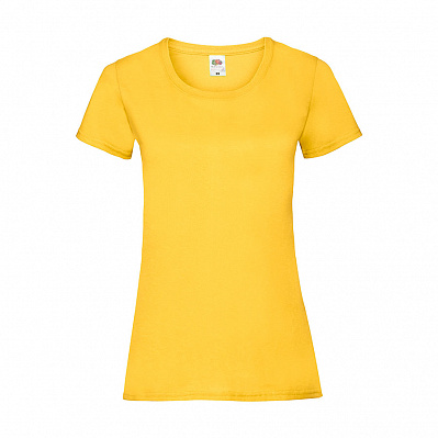 Футболка "Lady-Fit Valueweight T", солнечно-желтый_XL, 100% хлопок, 165 г/м2 (Желтый)
