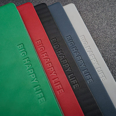 Ежедневник недатированный MAVE, бордовый, А5, блок в линейку