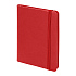 Блокнот SHADY JUNIOR с элементами планирования,  А6, красный, кремовый блок, красный  обрез - Фото 1