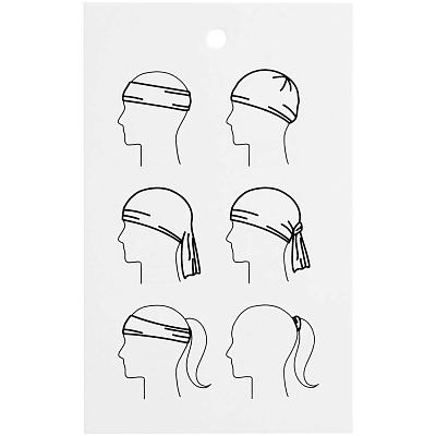 Многофункциональная бандана Dekko, красная