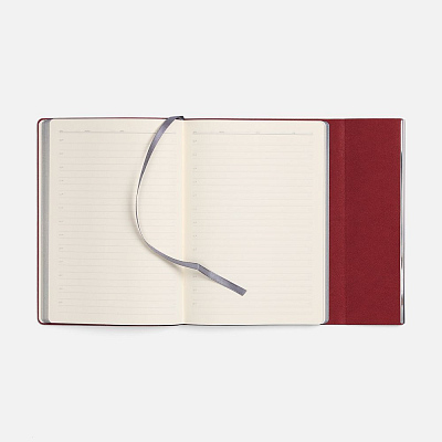 Ежедневник Petrus Flap, недатированный, красный