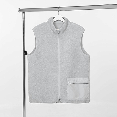 Жилет унисекс Oblako, молочно-белый (Серый)