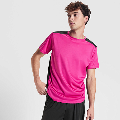 Спортивная футболка DETROIT мужская, ЛАЙМ ЯРКИЙ/ЧЕРНЫЙ S (Лайм яркий/Черный)