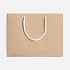 Пакет бумажный Stor, неокрашенный с белыми ручками - Фото 2