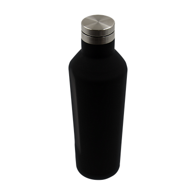 Термобутылка E-shape софт-тач (черный)