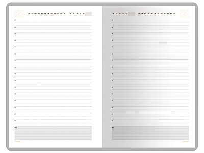 Ежедневник недатированный А5 Mercury