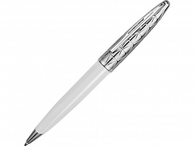 Ручка шариковая Carene Contemporary White ST (Белый/серебристый)