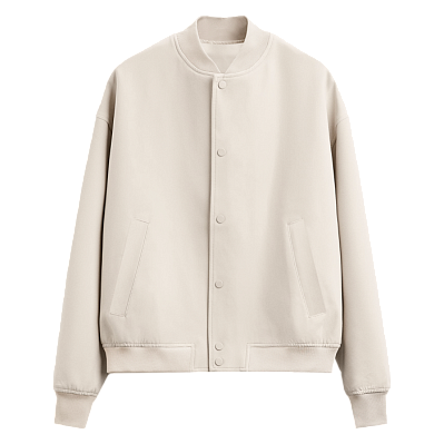 Бомбер унисекс STAN футер без начеса 340, 70 (Молочный)