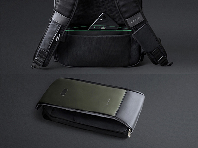 Водостойкий антикражный рюкзак FlipPack для ноутбука 15.6