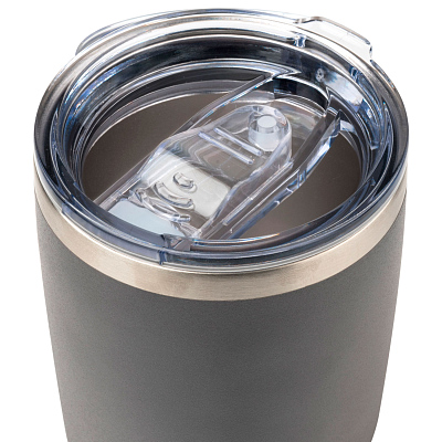 Термокружка вакуумная Вива (Viva), серая